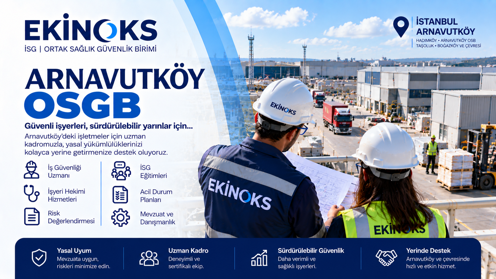 arnavutköy Arnavutköy OSGB Ekinoks İSG iş güvenliği hizmetleri