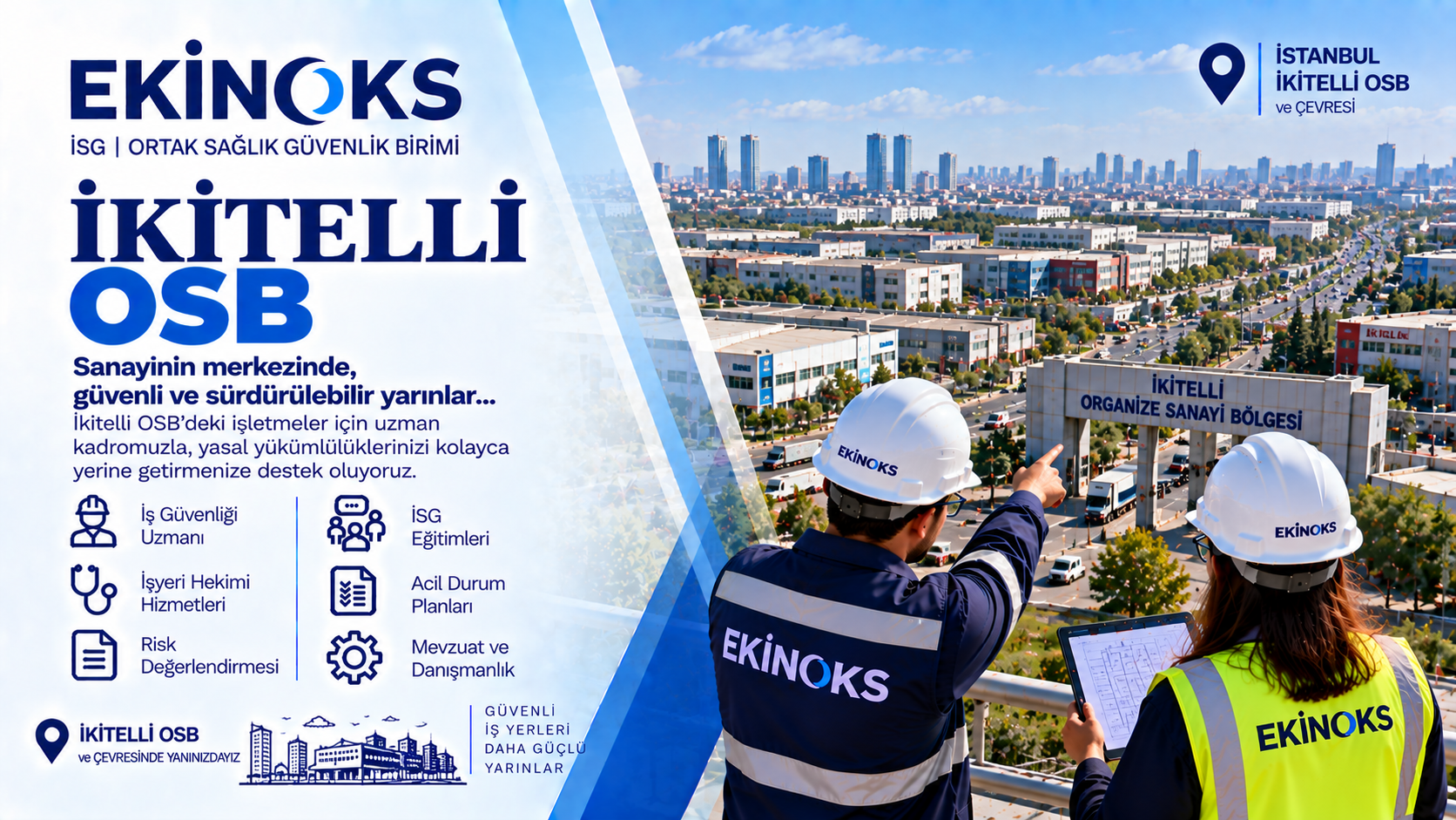 ikitelli İkitelli OSGB Ekinoks İSG iş güvenliği hizmetleri