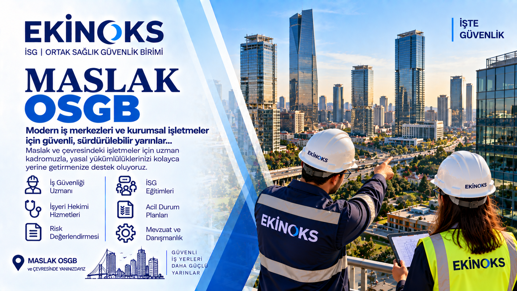 maslak Maslak OSGB Ekinoks İSG iş güvenliği hizmetleri