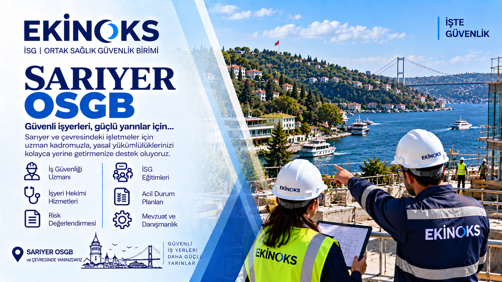 sarıyer Sarıyer OSGB Ekinoks İSG iş güvenliği hizmetleri
